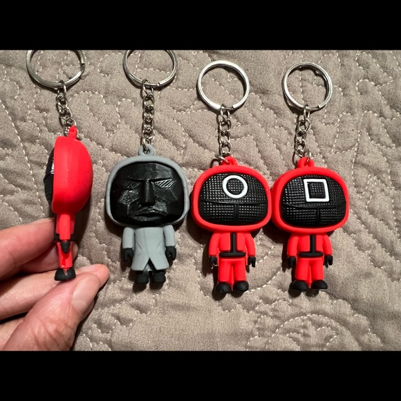 Set Squid Game keychain - Picture 3 of 8